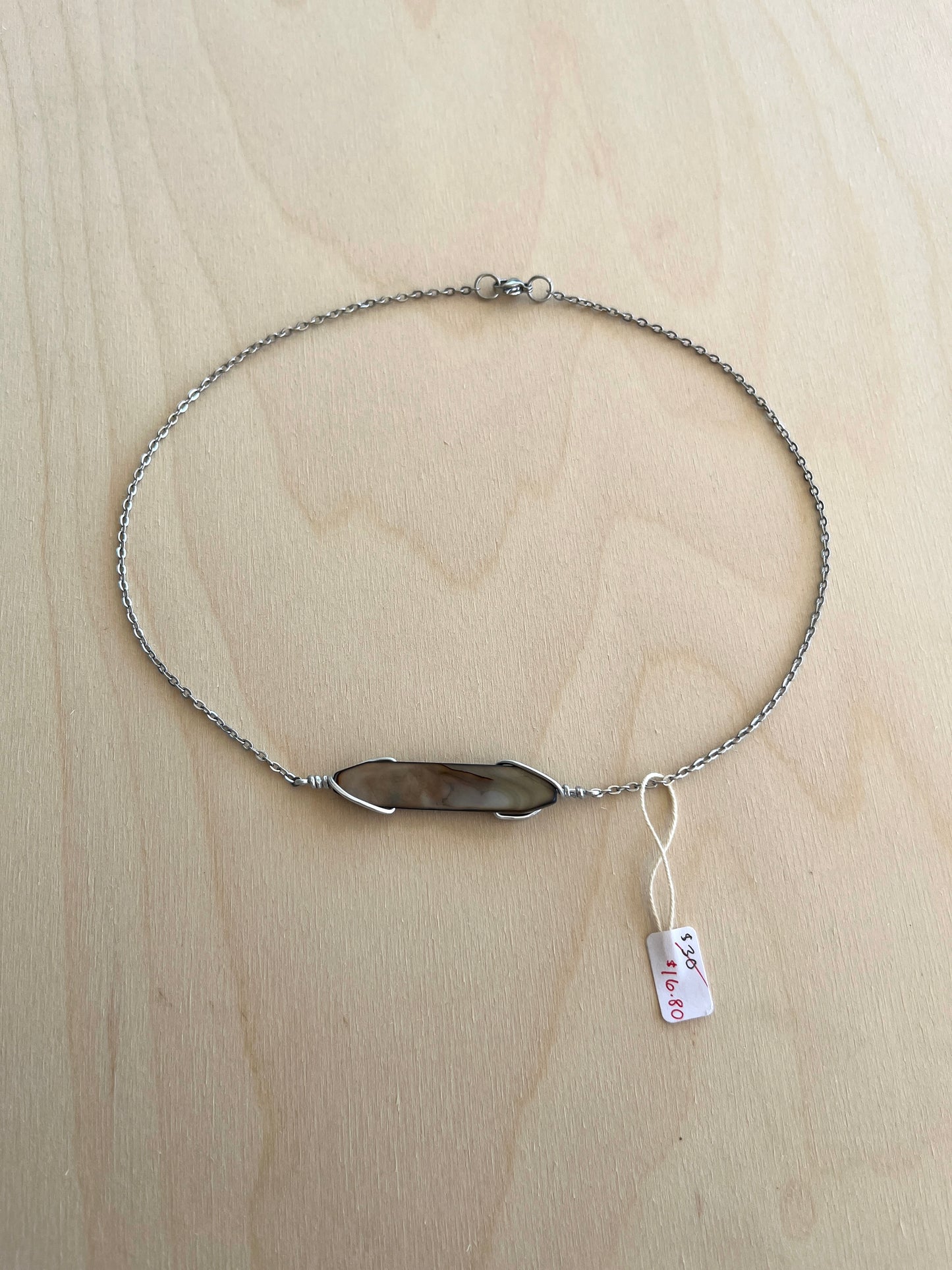 ABALONE BAR NECKLACE