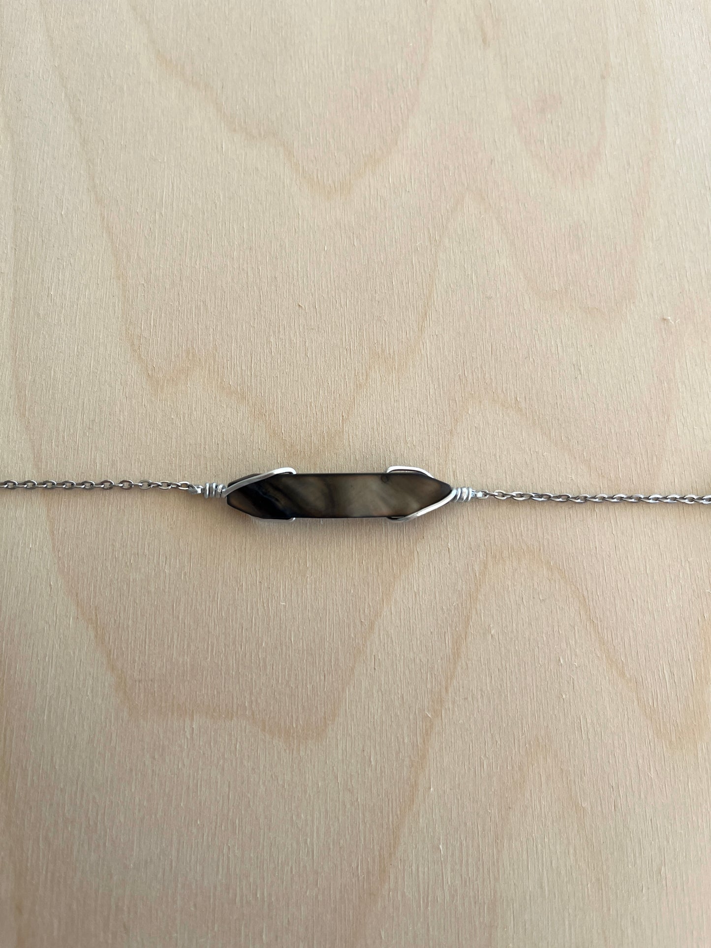 ABALONE BAR NECKLACE