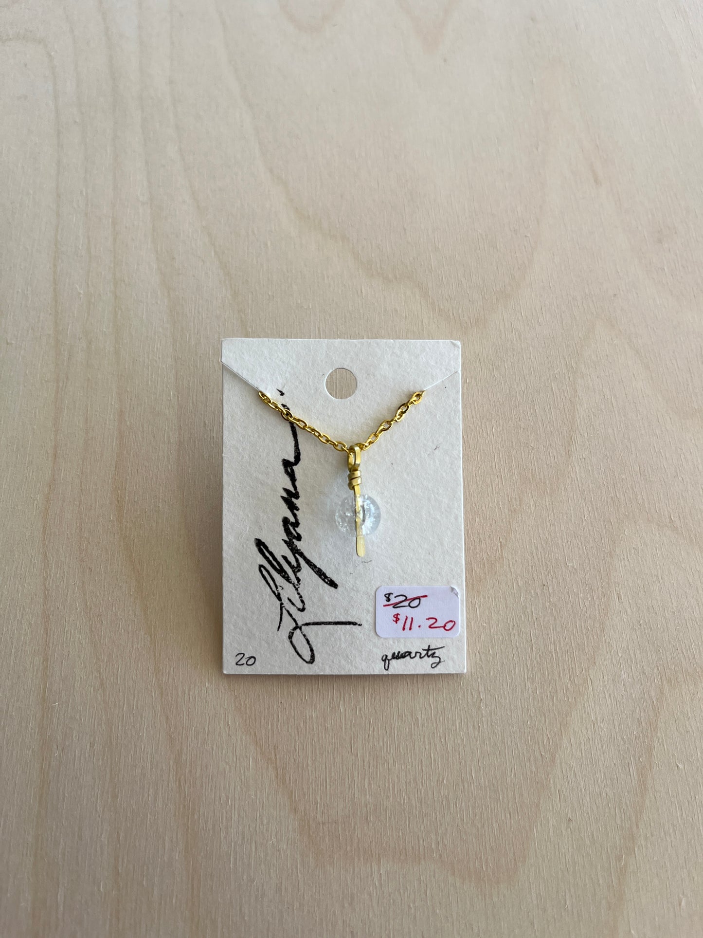 SIMPLE PENDANT NECKLACE