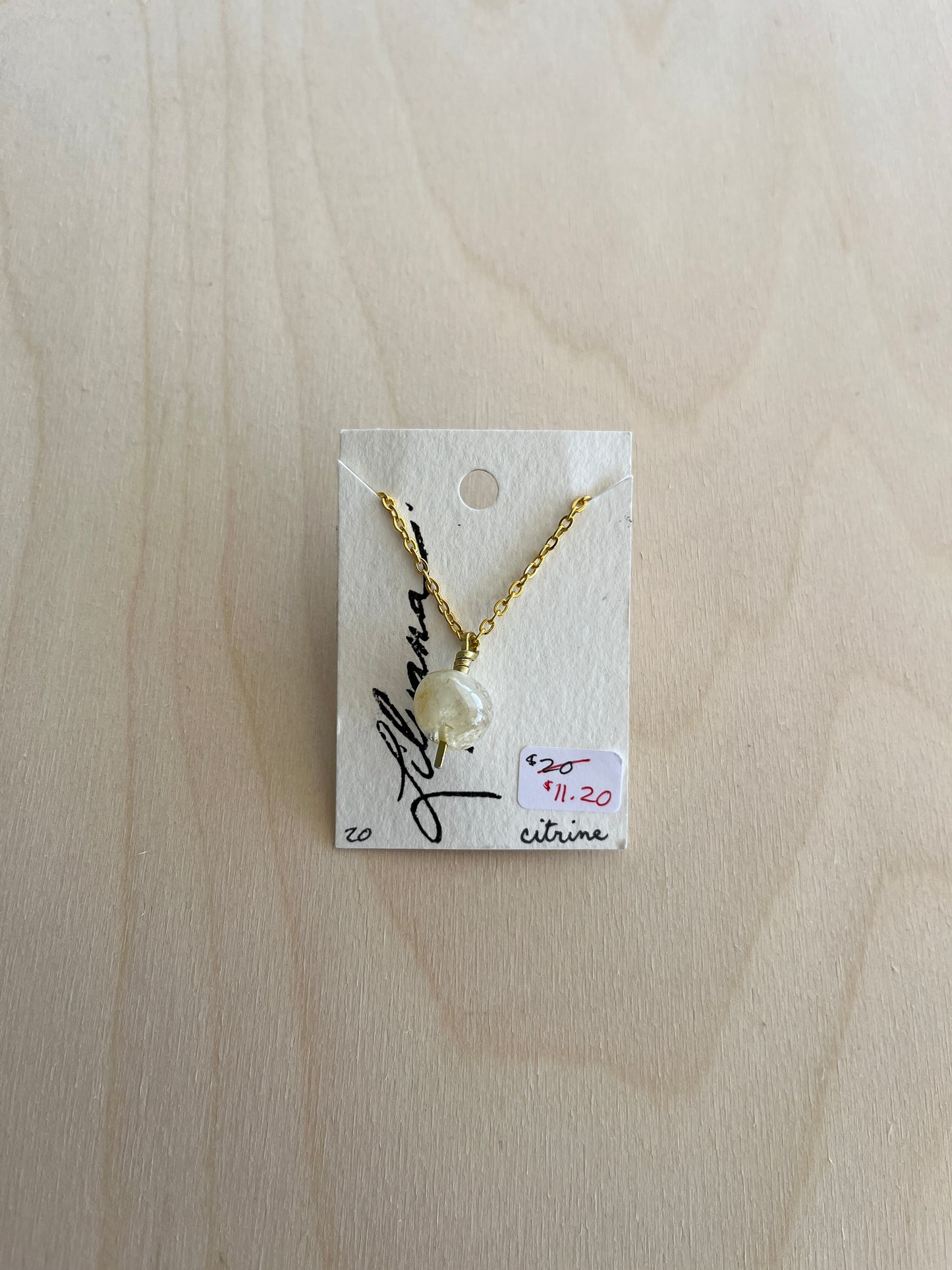 SIMPLE PENDANT NECKLACE
