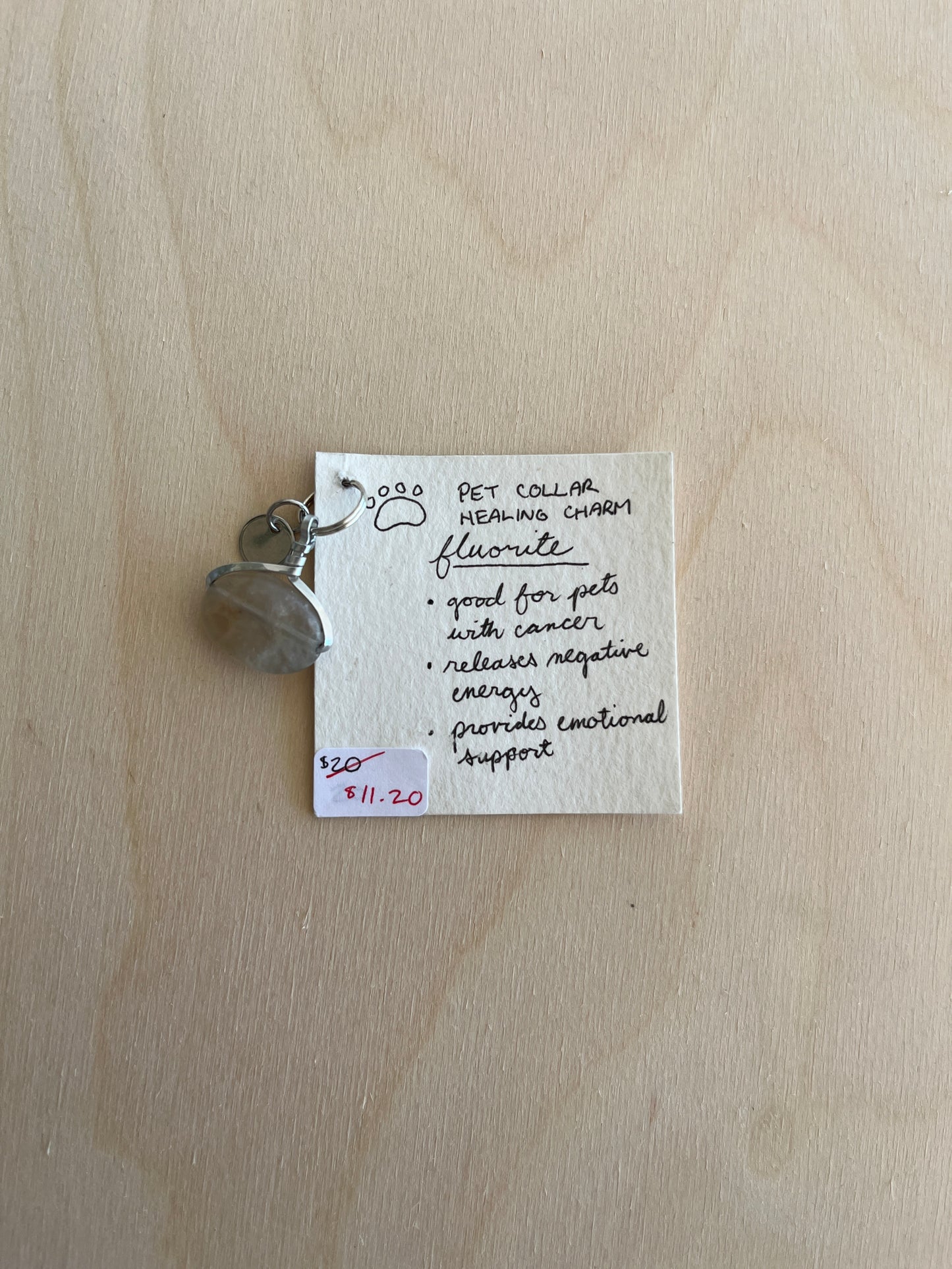 PET COLLAR HEALING CHARM