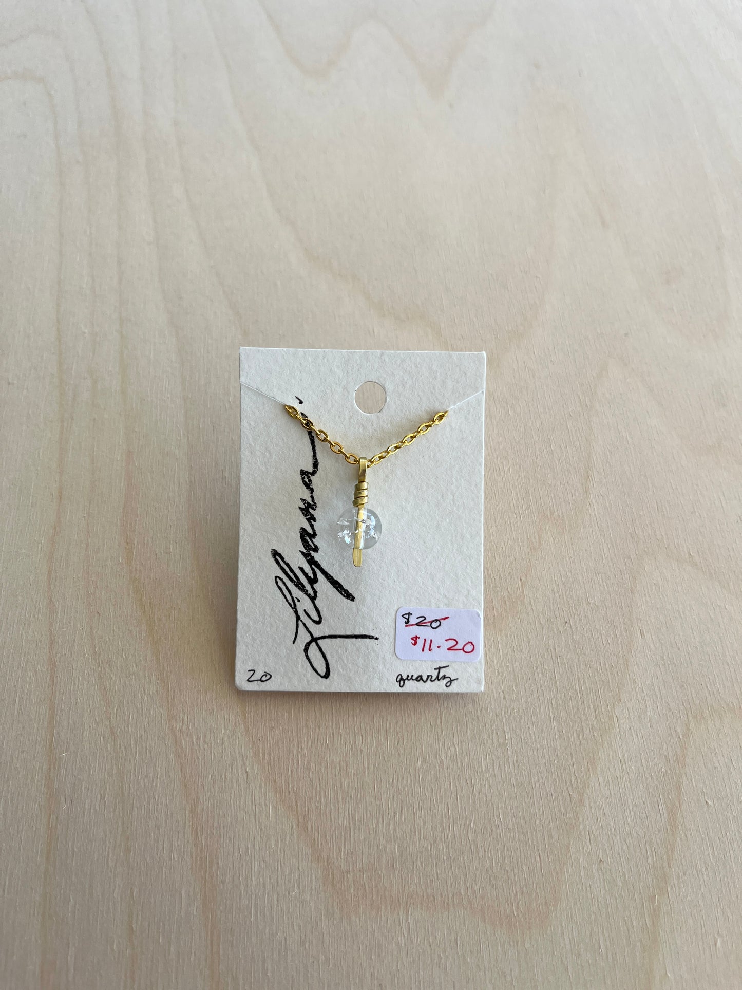 SIMPLE PENDANT NECKLACE