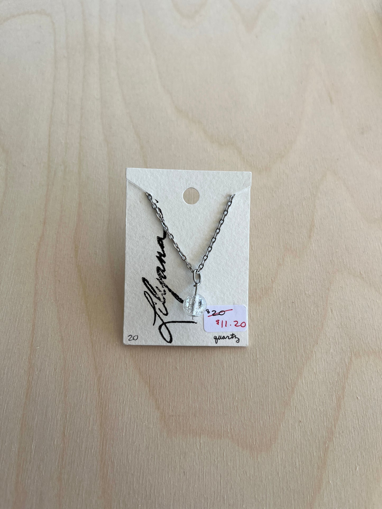 SIMPLE PENDANT NECKLACE