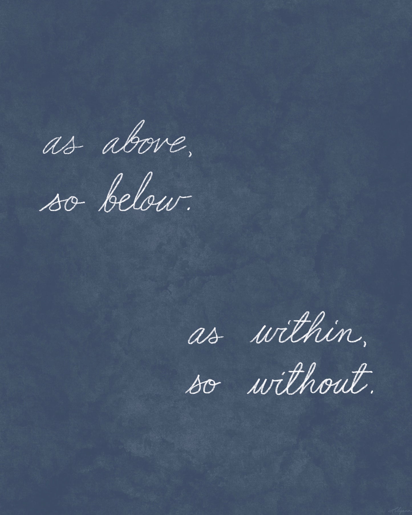 As Above So Below Art Print