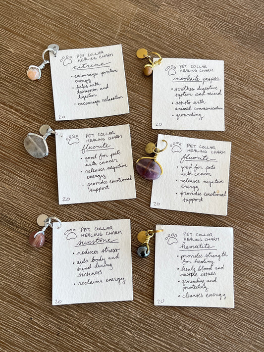 PET COLLAR HEALING CHARM