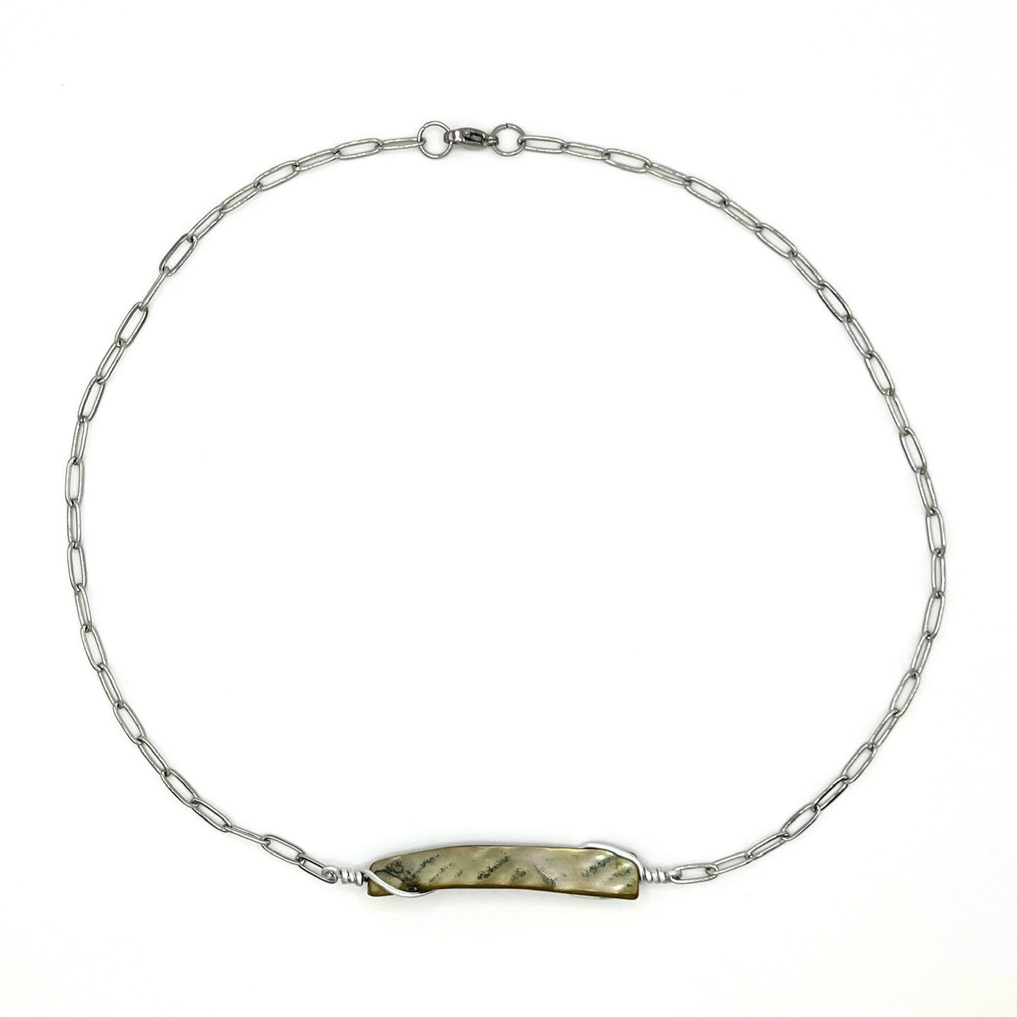 ABALONE BAR NECKLACE