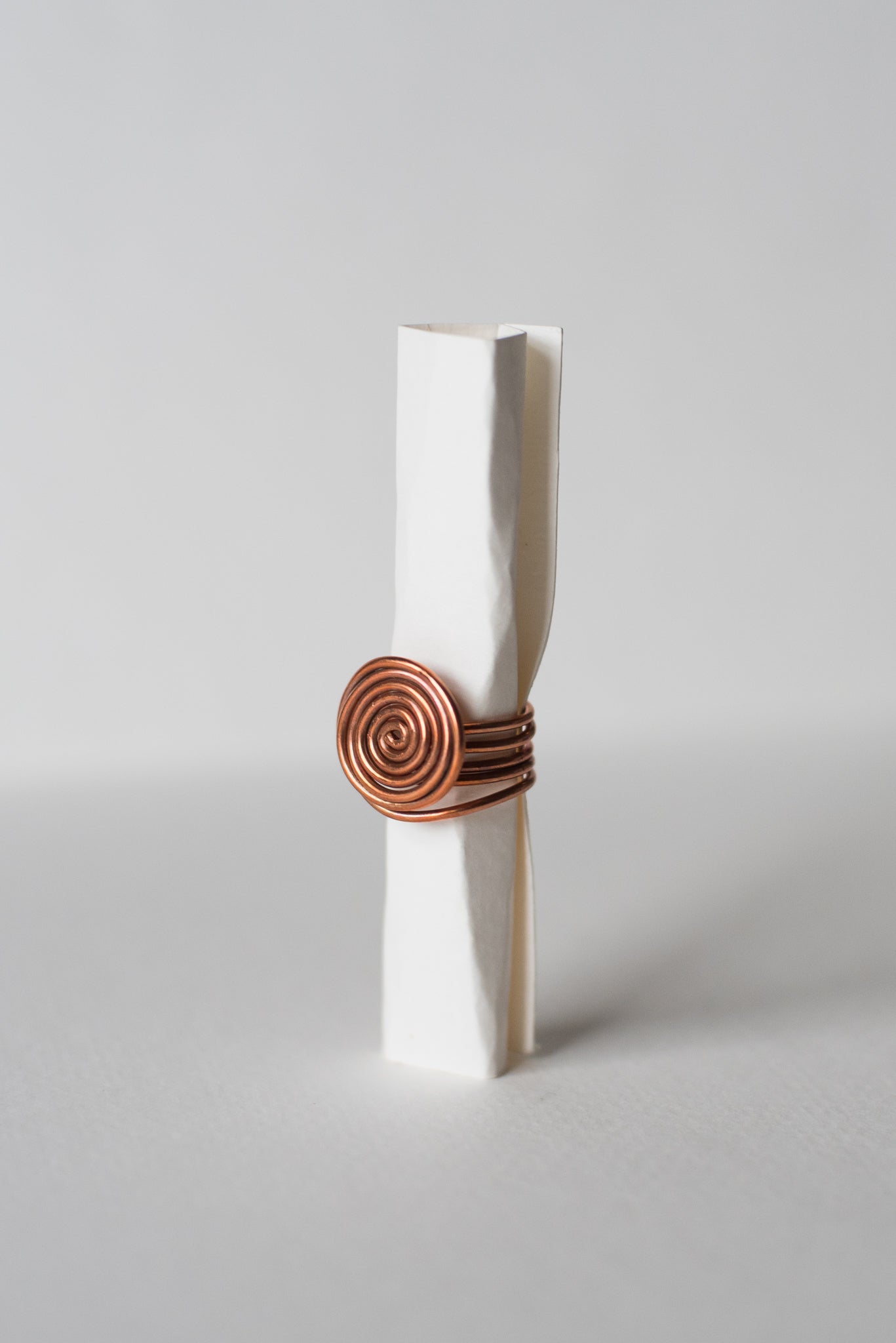 SACRED CUBIT SPIRAL RING