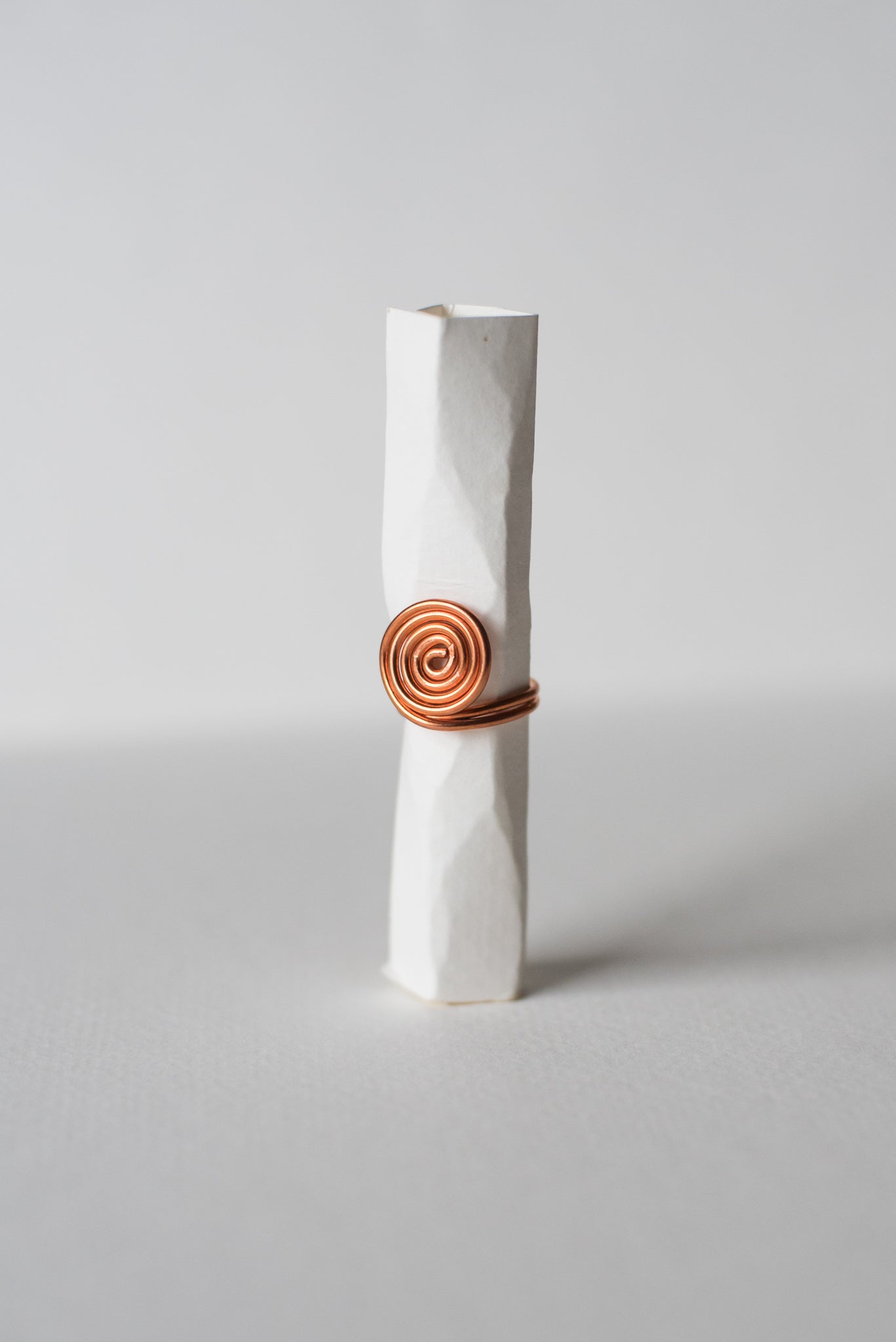 SACRED CUBIT SPIRAL RING