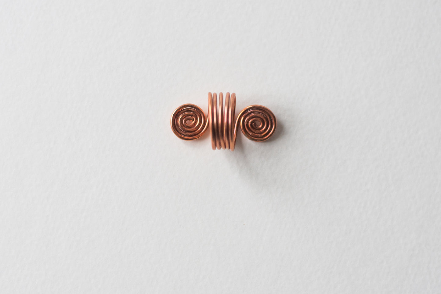 SACRED CUBIT DOUBLE SPIRAL RING
